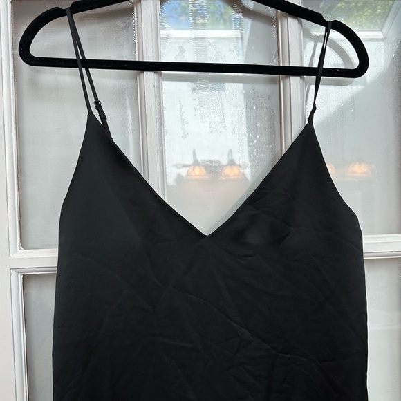 ROAM | Valencia Satin Black Slip Formal Midi Dress Size XS Cocktail Party - Picture 6 of 15